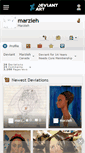 Mobile Screenshot of marzieh.deviantart.com
