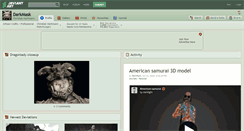 Desktop Screenshot of darkmask.deviantart.com