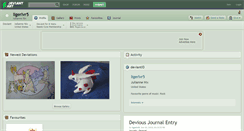 Desktop Screenshot of ligerlvr5.deviantart.com
