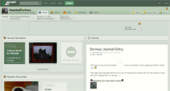 Desktop Screenshot of hauntedfortress.deviantart.com