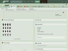 Tablet Screenshot of edzet.deviantart.com