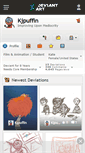 Mobile Screenshot of kjpuffin.deviantart.com