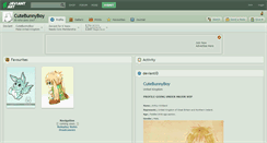 Desktop Screenshot of cutebunnyboy.deviantart.com