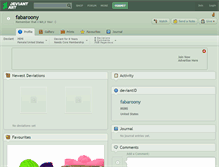 Tablet Screenshot of fabaroony.deviantart.com