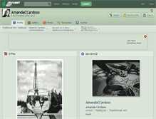 Tablet Screenshot of amandaccardoso.deviantart.com