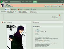 Tablet Screenshot of evilpixel.deviantart.com