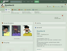Tablet Screenshot of powerline-i2i.deviantart.com