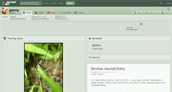 Desktop Screenshot of gamma.deviantart.com
