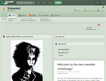 Tablet Screenshot of eminentart.deviantart.com