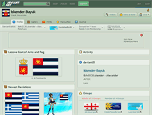 Tablet Screenshot of iskender-buyuk.deviantart.com