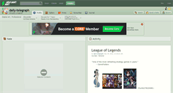 Desktop Screenshot of daily-telegraph.deviantart.com