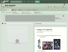 Tablet Screenshot of daily-telegraph.deviantart.com