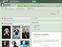 Tablet Screenshot of lexy3643.deviantart.com