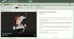 Desktop Screenshot of amadalia.deviantart.com