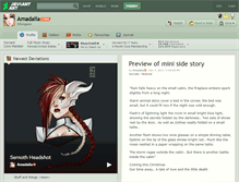 Tablet Screenshot of amadalia.deviantart.com