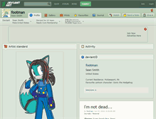 Tablet Screenshot of footman.deviantart.com