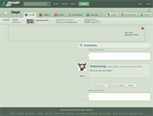 Tablet Screenshot of gasps.deviantart.com