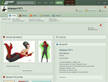 Tablet Screenshot of ehanson1971.deviantart.com