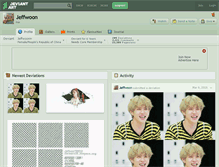 Tablet Screenshot of jeffwoon.deviantart.com