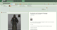 Desktop Screenshot of darthdestruktor.deviantart.com