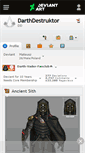 Mobile Screenshot of darthdestruktor.deviantart.com