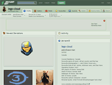 Tablet Screenshot of lego-cloud.deviantart.com