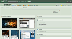 Desktop Screenshot of hammergom.deviantart.com