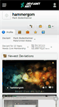 Mobile Screenshot of hammergom.deviantart.com