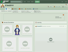 Tablet Screenshot of g-seed2010.deviantart.com