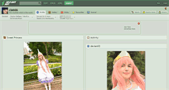 Desktop Screenshot of cla666.deviantart.com