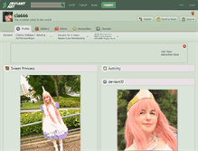 Tablet Screenshot of cla666.deviantart.com