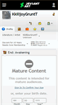 Mobile Screenshot of kkilljoygruntt.deviantart.com