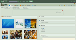 Desktop Screenshot of furzy.deviantart.com