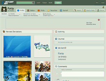 Tablet Screenshot of furzy.deviantart.com