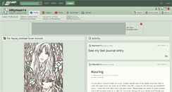 Desktop Screenshot of kittymoon14.deviantart.com
