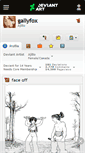 Mobile Screenshot of gallyfox.deviantart.com