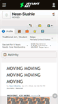 Mobile Screenshot of neon-slushie.deviantart.com