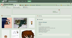 Desktop Screenshot of kitsune-glomper.deviantart.com