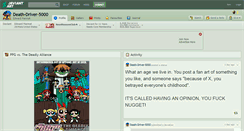Desktop Screenshot of death-driver-5000.deviantart.com