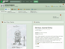 Tablet Screenshot of amborisalgren.deviantart.com