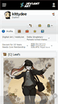 Mobile Screenshot of kittydee.deviantart.com