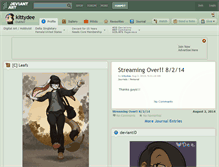 Tablet Screenshot of kittydee.deviantart.com