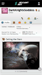 Mobile Screenshot of darkknightsgoddess.deviantart.com
