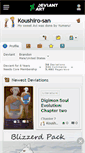Mobile Screenshot of koushiro-san.deviantart.com