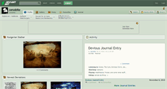 Desktop Screenshot of cenobite.deviantart.com