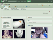 Tablet Screenshot of imthanerd.deviantart.com