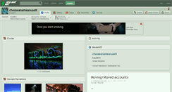 Desktop Screenshot of chooseanameanuseit.deviantart.com