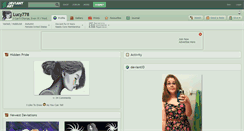 Desktop Screenshot of lucy778.deviantart.com