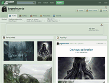 Tablet Screenshot of jorgeelmuerte.deviantart.com