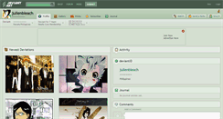 Desktop Screenshot of julienbleach.deviantart.com
